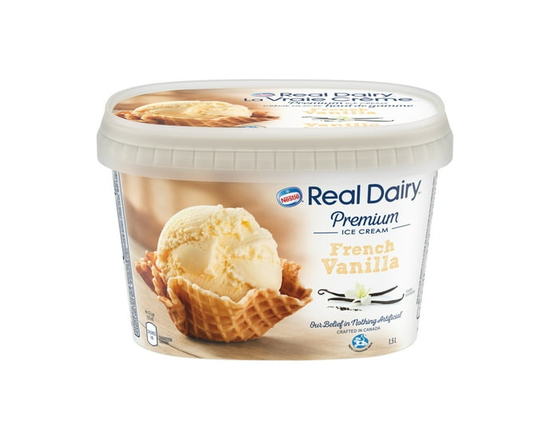 REAL DAIRY French Vanilla Premium Ice Cream - 2 L