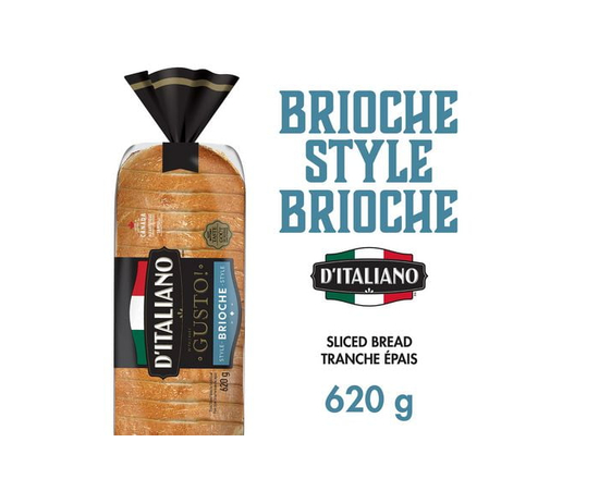 D'Italiano with Gusto!™ Brioche Style Thick Sliced Loaf