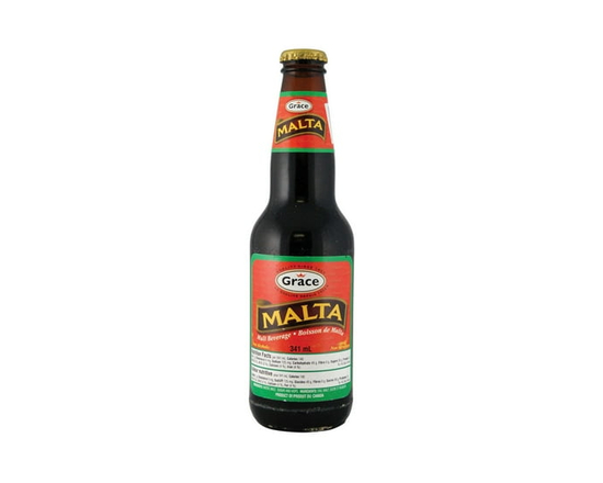 Grace Malta Malt Beverage, 341ml Bottle - Regular