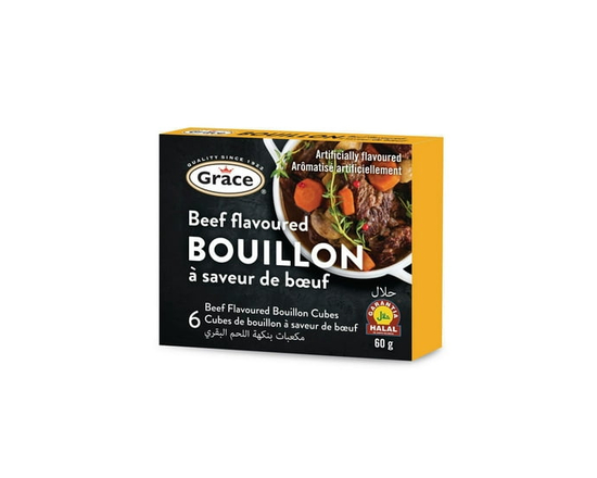 Grace Beef Bouillon Cubes, 10g box - 10g