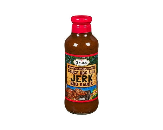 Grace Jamaican Style Jerk BBQ Sauce, 480ml Bottle - 480 mL