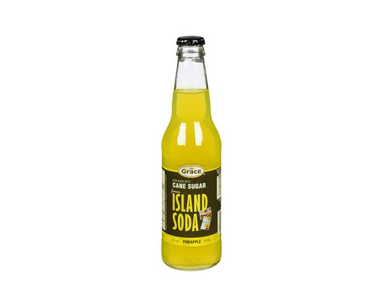 Grace Island Soda Pineapple Drink, 355ml Bottle - 355 mL