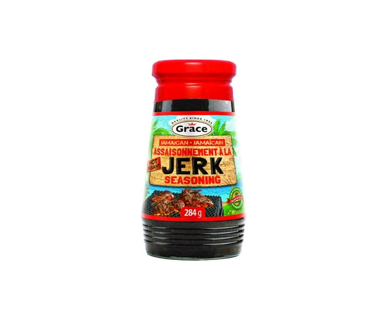 Grace Jerk Seasoning Hot, 312g Bottle - 312 g
