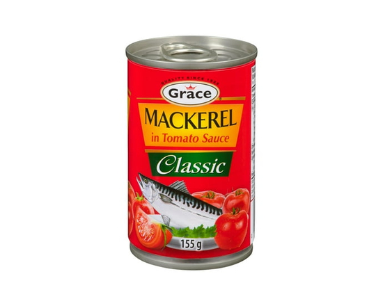 Grace Mackerel Tomato Sauce, 155 ml Can - 155 mL
