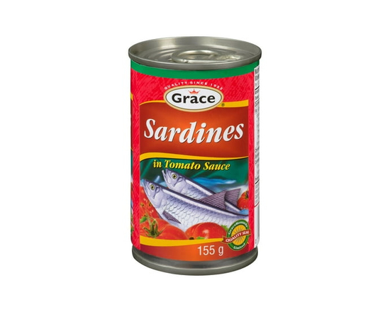 Grace Sardines Tomato Sauce, 155g Can - 155 g