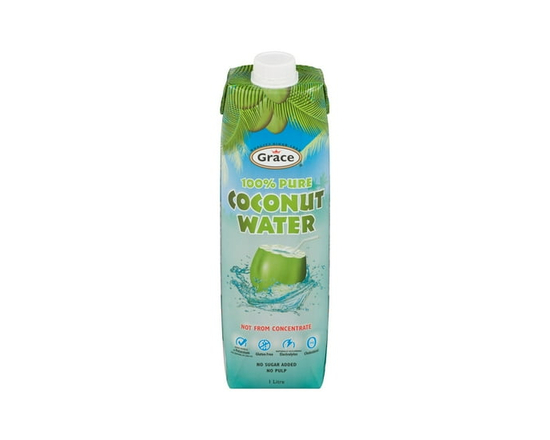 Grace 100% Pure Coconut Water, 1L Bottle - 1 L