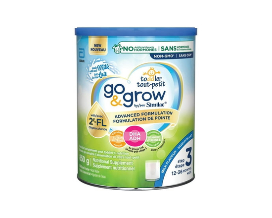 Similac Go & Grow Step 3 Toddler Drink with 2'-FL. Immune Support Innovation: 2'-FL, Powder, 12-36 Months, Milk Flavour, 850 grams - 850 grams