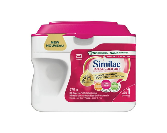 Similac Total Comfort, Préparation Pour Nourrissons, Doux Pour Le Bedon, Facile À Digérer, Maintenant Avec 2’-FL, 0+ Mois, Poudre, 570 g - 570 g