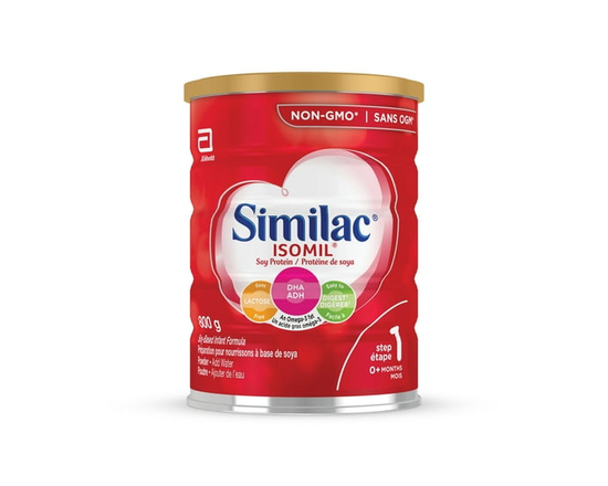 Similac Isomil avec ADH Préparation en poudre sans lactose, 800 g - 800 Grammes