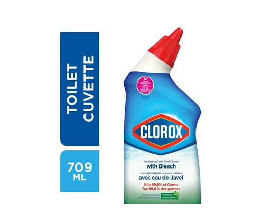Clorox® Disinfecting Toilet Bowl Cleaner with Bleach, Fresh Scent, 709 mL - 709 mL