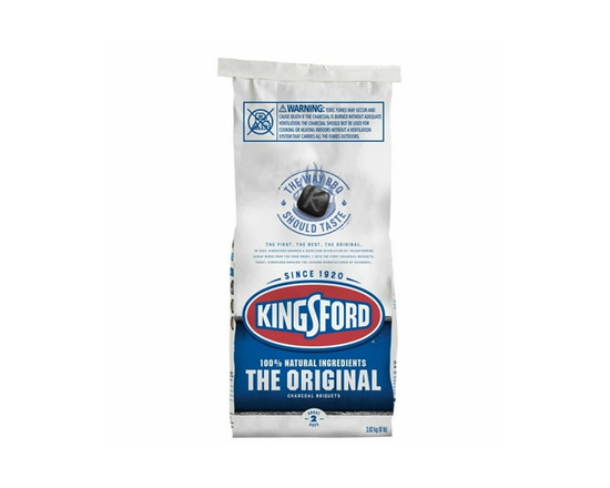 Kingsford® Original Charcoal Briquettes, BBQ Charcoal for Grilling, made with natural ingredients and real wood to give food an authentic smoky flavor