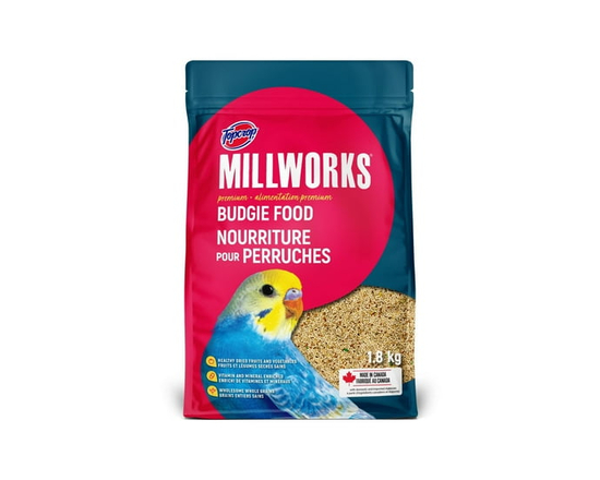 Topcrop Millworks Premium Budgie Food, 1.8kg - 3.6 kg