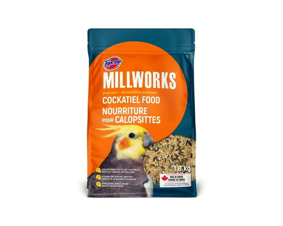 Topcrop Millworks Premium Cockatiel Food, 1.8kg - 3.6 kg
