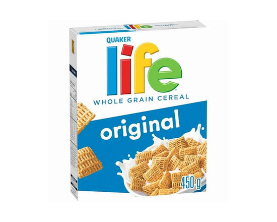 Quaker Life Original Whole Grain Cereal - 450 g