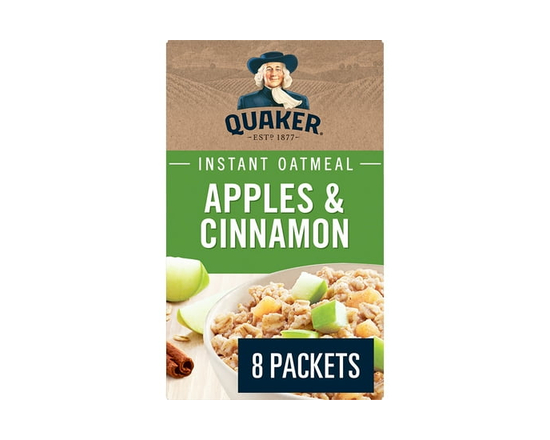 Quaker Apples & Cinnamon Instant Oatmeal - 264g