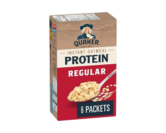 Quaker Protein Instant Oatmeal, Regular, 6 packets. - 168 g