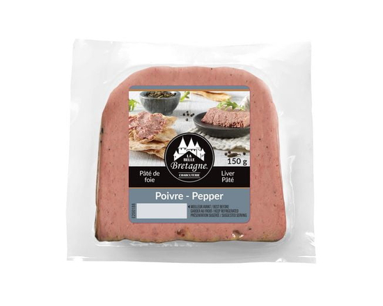 Pâté de foie Belle Bretagne glacé au poivre