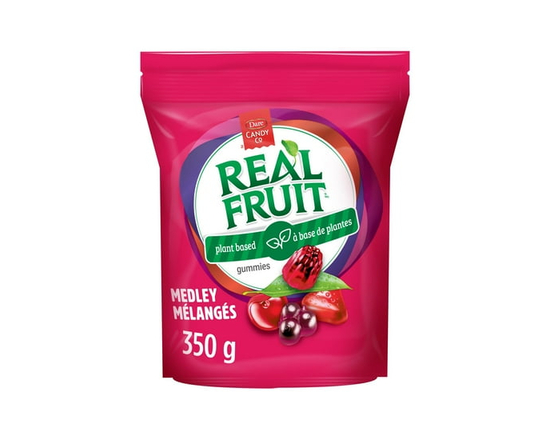 REALFRUIT Gummies Medley Candy, Dare Real Fruit - 350 g
