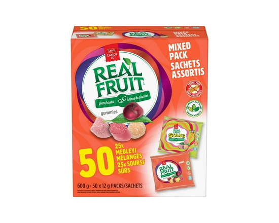 Dare REALFRUIT Minis Gummies, 600g (50 pack) - 600G