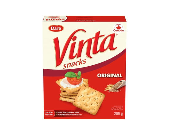 Dare Vinta Snacks Original Crackers, 200g - 200 g