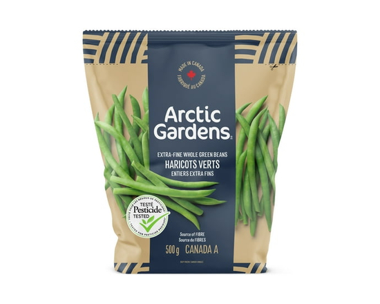 Haricots verts extra fins Arctic Gardens Testés pour les résidus de pesticides - 500 g