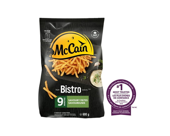 Frites savoureuses 9&nbsp;minutes Style BistroMC McCainᴹᴰ - 600 g