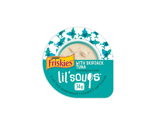 Purina Friskies Lil' Soups Skipjack Tuna, Cat Treats 34g - 34 g