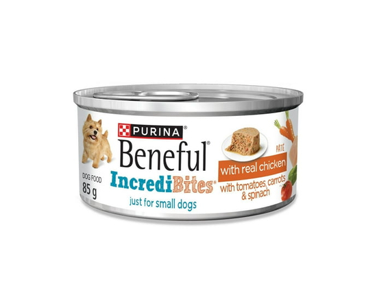 Beneful IncrediBites with Real Chicken Pâté, Wet Dog Food 85 g - 85 g