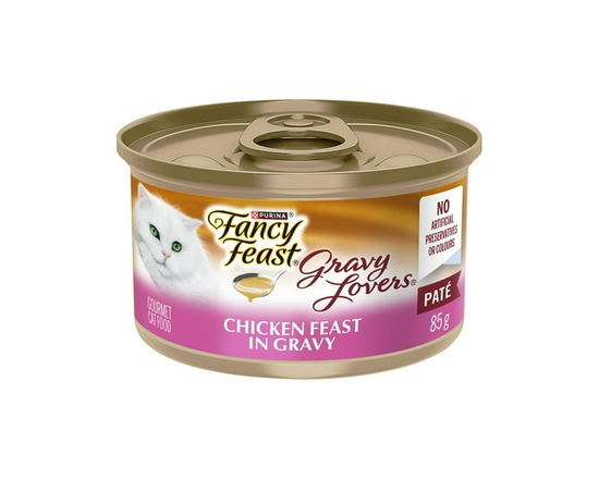 Fancy Feast Gravy Lovers Paté Chicken Feast in Gravy, Wet Cat Food 85 g - 85 g