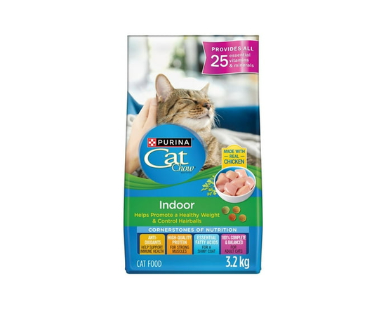 Cat Chow Indoor Dry Cat Food 3.2kg - 3.2 kg