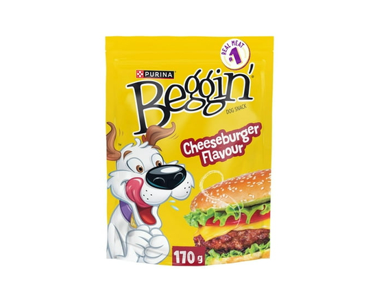 Beggin' Cheeseburger Flavour, Dog Treats - 170 g