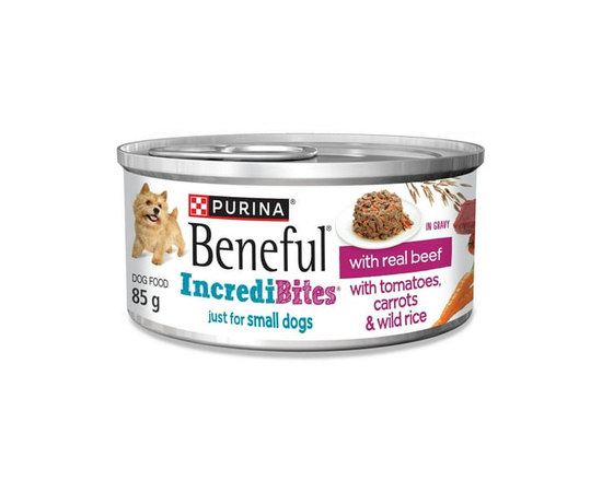 Beneful IncrediBites en Sauce avec du Vrai Bœuf, Nourriture Humide pour Chiens 85 g - 85 g