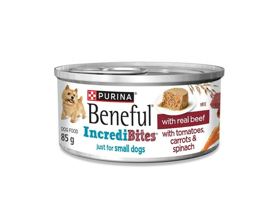 Beneful Incredibites Pâté with Real Beef, Wet Dog Food 85 g - 85 g