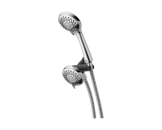 Peerless 3-Setting Hand Shower and Shower Head in Brushed Nickel