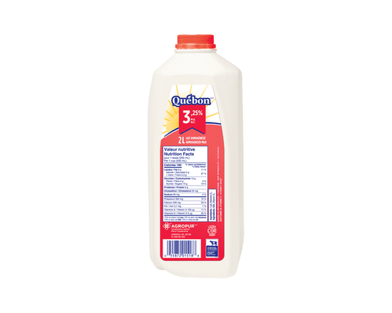 Québon 3.25 % Lait - 2 L
