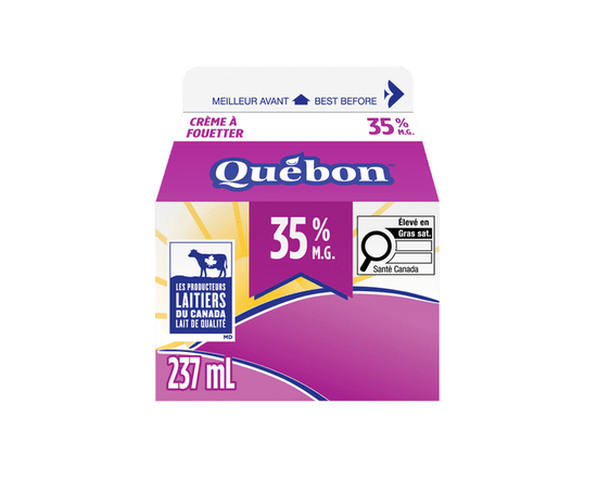 Québon 35 % Crème à Fouetter - 237 ml