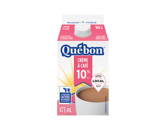Québon 10 % Crème à Café - 473 ml