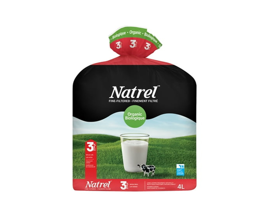 Natrel Lait Biologique Finement Filtré 3.8 % - 4 L