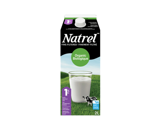 Natrel Organic Fine-filtered 1% Milk 2L - 2 L