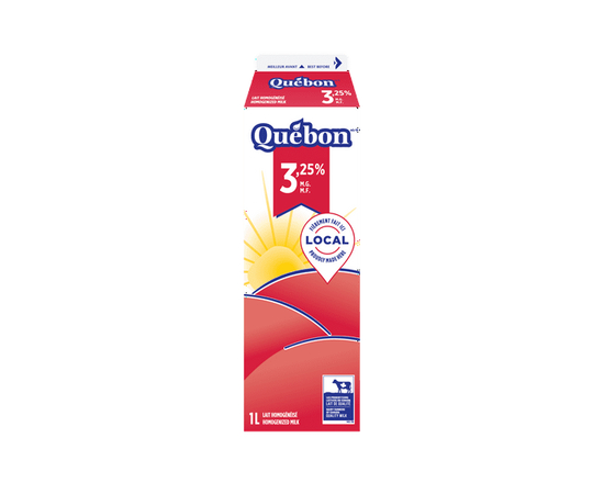 Québon 1L Lait 3.25 % - 1 L