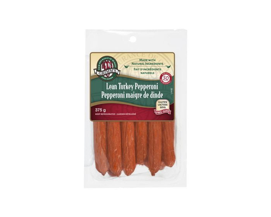Grimm's Lean Turkey Pepperoni Sticks 375g