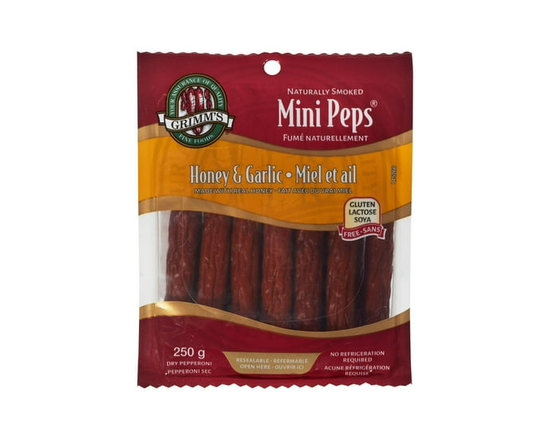 Grimm's (Gluten Free) Honey & Garlic Mini Pepperoni Sticks - 250 g