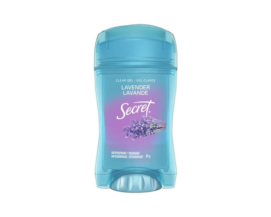 Secret Clear Gel Antiperspirant and Deodorant, Lavender Scent - 3 oz