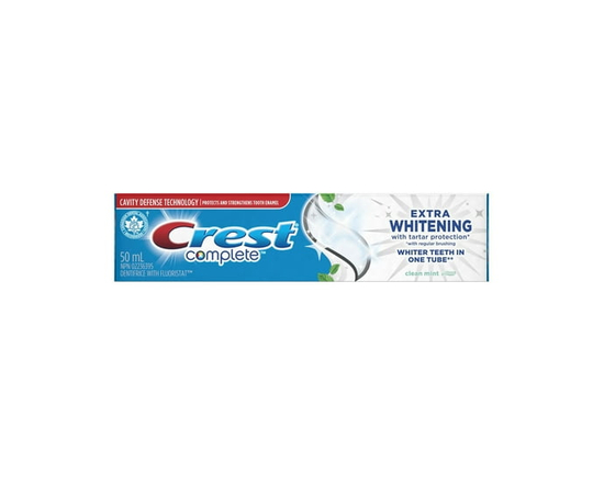 Crest Plus Dentifrice Blanchiment Supplémentaire, Menthe Fraîche 50ml