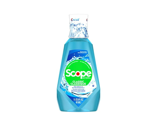 Crest Scope Classic Mouthwash, Peppermint
