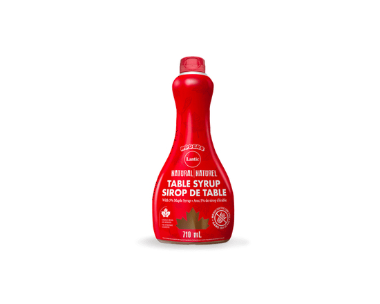 Natural Table Syrup with 5% Maple Syrup Bottle 710ml - 710ML