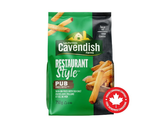 Cavendish Farms Restaurant Style Pub Fries   Made in Canada   Proud Canadian Company - 750 g