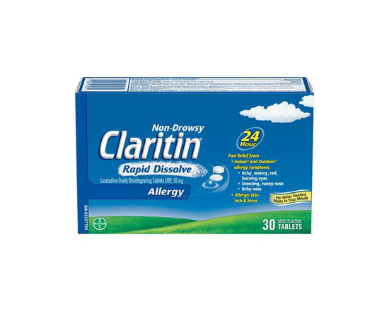 Claritin Rapid Dissolve Allergy Medicine, 24-Hour Non-Drowsy Relief 10 mg