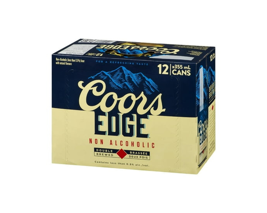 Molson, Coors Edge Non Alcoholic beer - 355 ml