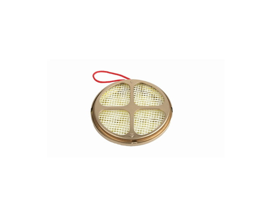 Coghlan's Metal Mosquito Coil Holder – Durable Portable Stand for Repellent Coils, Ash Catcher Gold Color - Standard Coil